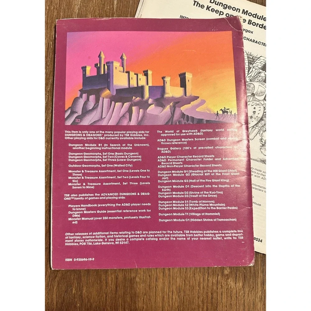1981 DUNGEONS & DRAGONS 